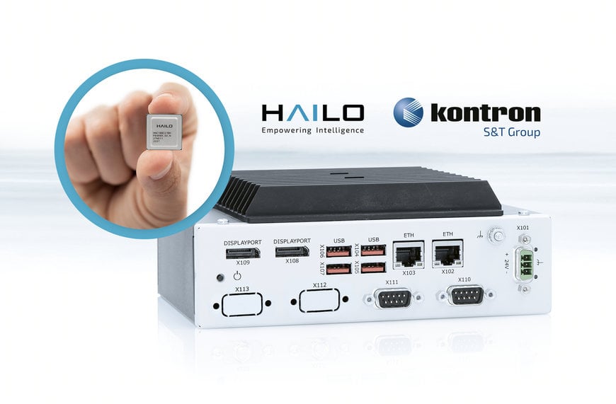 KONTRON BRINGT GEMEINSAM MIT DEM FÜHRENDEN AI-CHIPHERSTELLER HAILO HOCHPERFORMANTE EDGE-AI-INFERENZLÖSUNGEN AUF DEN MARKT